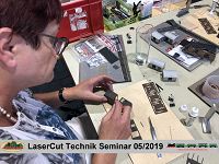 LaserCut Technik Seminar - 5/2019 mit Joswood bei Modellbahn Kramm 