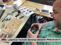 LaserCut Technik Seminar - 5/2019 mit Joswood bei Modellbahn Kramm 