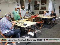 LaserCut Technik Seminar - 5/2019 mit Joswood bei Modellbahn Kramm 