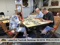 LaserCut Technik Seminar - 5/2019 mit Joswood bei Modellbahn Kramm 