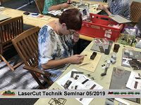 LaserCut Technik Seminar - 5/2019 mit Joswood bei Modellbahn Kramm 