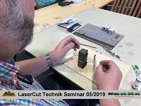 LaserCut Technik Seminar - 5/2019 mit Joswood bei Modellbahn Kramm 