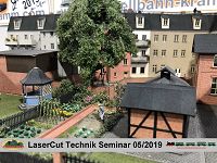 LaserCut Technik Seminar - 5/2019 mit Joswood bei Modellbahn Kramm 