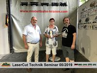 LaserCut Technik Seminar - 5/2019 mit Joswood bei Modellbahn Kramm 