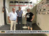 LaserCut Technik Seminar - 5/2019 mit Joswood bei Modellbahn Kramm 