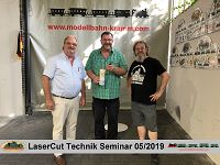 LaserCut Technik Seminar - 5/2019 mit Joswood bei Modellbahn Kramm 