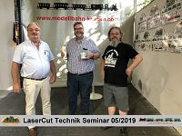 LaserCut Technik Seminar - 5/2019 mit Joswood bei Modellbahn Kramm 