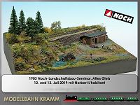 Noch Landschaftsbau - Seminar 3/2019 bei Modellbahn Kramm 