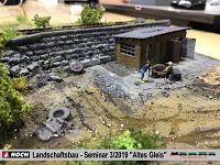 Noch Landschaftsbau - Seminar 3/2019 bei Modellbahn Kramm 