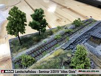 Noch Landschaftsbau - Seminar 3/2019 bei Modellbahn Kramm 