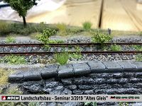 Noch Landschaftsbau - Seminar 3/2019 bei Modellbahn Kramm 