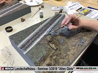 Noch Landschaftsbau - Seminar 3/2019 bei Modellbahn Kramm 