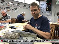 Noch Landschaftsbau - Seminar 3/2019 bei Modellbahn Kramm 