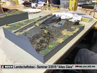 Noch Landschaftsbau - Seminar 3/2019 bei Modellbahn Kramm 