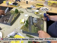 Noch Landschaftsbau - Seminar 3/2019 bei Modellbahn Kramm 