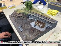 Noch Landschaftsbau - Seminar 3/2019 bei Modellbahn Kramm 