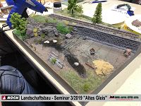 Noch Landschaftsbau - Seminar 3/2019 bei Modellbahn Kramm 