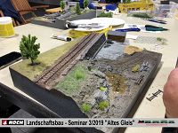 Noch Landschaftsbau - Seminar 3/2019 bei Modellbahn Kramm 