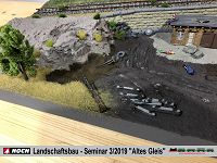 Noch Landschaftsbau - Seminar 3/2019 bei Modellbahn Kramm 