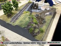 Noch Landschaftsbau - Seminar 3/2019 bei Modellbahn Kramm 