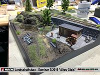 Noch Landschaftsbau - Seminar 3/2019 bei Modellbahn Kramm 