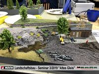 Noch Landschaftsbau - Seminar 3/2019 bei Modellbahn Kramm 