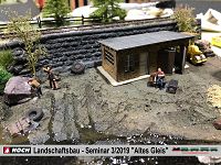 Noch Landschaftsbau - Seminar 3/2019 bei Modellbahn Kramm 